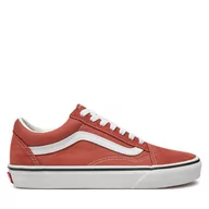 Trampki damskie - Tenisówki Vans Old Skool VN000CT8C9J1 Pomarańczowy - miniaturka - grafika 1