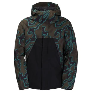 Męska Kurtka ocieplana BILLABONG EXPEDITION JKT M SNJT 0869 F6JM22BIF2-0869 – Brązowy - Kurtki narciarskie - miniaturka - grafika 1
