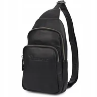 Torby męskie - Plecak Skórzany Saszetka Przez Ramię Crossbody Duży Pojemny Skóra Naturalna - miniaturka - grafika 1