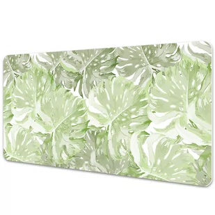 Mata na biurko Monstera Liście 120x60 cm - Podkładki na biurko - miniaturka - grafika 1