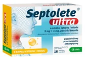 Przeziębienie i grypa - KRKA Septolete Ultra o smaku cytryny i miodu - 16pastyl. - miniaturka - grafika 1