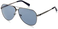 Okulary przeciwsłoneczne - Guess GU00069 Okulary, Matte Gunmetal, 61/11/140 dla mężczyzn, Matte Gunmetal - miniaturka - grafika 1