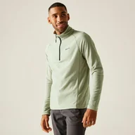 Bluzy męskie - Regatta Polar męski z suwakiem 1/2 Montes Zielony, Rozmiar: 3XL - miniaturka - grafika 1