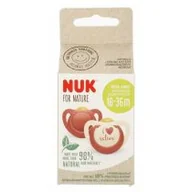 Smoczki uspokajające - Nuk Smoczek uspokajający lateksowy 18-36 mies. Fore Nature 10737877 2 szt. - miniaturka - grafika 1