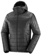 Kurtki i kamizelki sportowe damskie - Kurtka Salomon Outline Hooded Deep Black - miniaturka - grafika 1