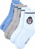 Skarpetki dla dzieci - vidaXL Skarpetki dziecięce, 5 par, z nadrukiem goryla, EU 30-34 - miniaturka - grafika 1