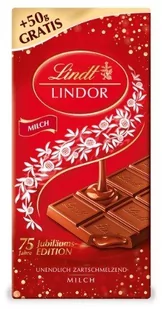 Czekolada LINDT Lindor Milch mleczna z nadzieniem 150g - Czekolada - miniaturka - grafika 1
