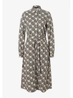 Sukienki - More & More Sukienka w kolorze ciemnobrązowo-beżowym - miniaturka - grafika 1