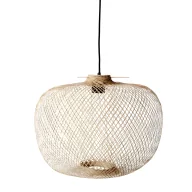 Lampy sufitowe - Wisząca lampa Rodi z naturalnego bambusa - miniaturka - grafika 1