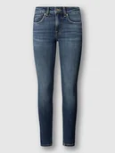 Spodnie damskie - Pepe Jeans Dżinsy - Skinny fit - w kolorze granatowym - miniaturka - grafika 1