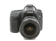 Akcesoria fotograficzne - EasyCover osłona gumowa dla Canon 70D czarna - miniaturka - grafika 1