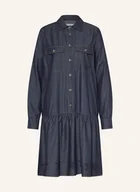 Sukienki - Grace Sukienka Koszulowa W Stylu Jeansowym Z Ozdobnymi Kamykami blau - miniaturka - grafika 1