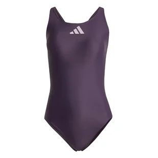 adidas Damski strój kąpielowy z 3 barami, czarny 86 cm, Czarny, 128 - Stroje kąpielowe - miniaturka - grafika 1