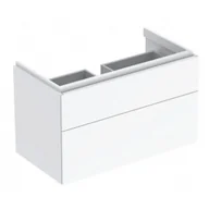 Szafki łazienkowe - GEBERIT GEBERIT 500.509.01.1 Szafka Xeno2 pod umywalkę 90 cm 2 szuflady biały połysk - miniaturka - grafika 1