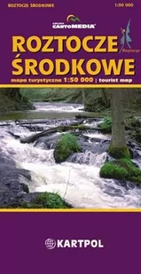 Roztocze Środkowe. Mapa turystyczna 1:50 000 - Atlasy i mapy - miniaturka - grafika 1