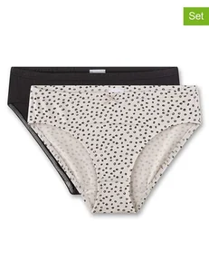 Sanetta Majtki (2 pary) w kolorze czarno-beżowym - Majtki dla dzieci - miniaturka - grafika 1