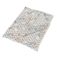 Koce - Koc na fotel kanapę grafika Geometryczna jodełka, Fabricsy - miniaturka - grafika 1