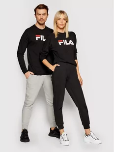 Fila Longsleeve Unisex Clssic Pure 681092 Czarny Regular Fit - Bluzki damskie - miniaturka - grafika 1