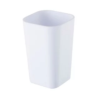 Kubek kosmetyczny SIMPLE biały - Kubki na szczoteczki do zębów - miniaturka - grafika 1