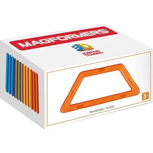 Magformers 3D Trapezy 12 elementów - Klocki - miniaturka - grafika 1