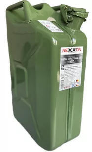REXXON 20L KANISTER METALOWY BLASZYNY ZBIORNIK BAŃKA POJEMNIK NA PALIWO BENZYNĘ PŁYNY KARNISTER Z BLACHY STALOWEJ Z ATESTEM - Piły spalinowe - miniaturka - grafika 4