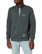 Bluzy męskie - G-STAR RAW Męska bluza z kapturem Square Qlt Zip Thru Sw, szary (Graphite C547-996), S - miniaturka - grafika 1