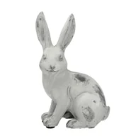 Figurki dekoracyjne - Figurka Sitting Rabbit II 13x9x20cm - miniaturka - grafika 1