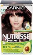 Farby do włosów i szampony koloryzujące - Garnier Nutrisse Cream Farba do włosów Sparkle Brown 3,23 - miniaturka - grafika 1