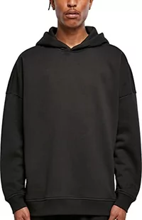 Build your Brand Męska bluza z kapturem oversize, z długim rękawem, modny męski sweter z bawełny i poliestru, dostępny w trzech różnych kolorach, rozmiary XS-5XL, czarny, 4XL - Swetry męskie - miniaturka - grafika 1
