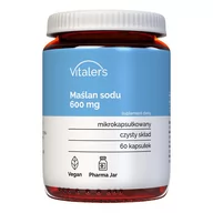 Witaminy i minerały - Vitaler's, Sodium butyrate (Maślan sodu) 600 mg, 60 kaps. - miniaturka - grafika 1