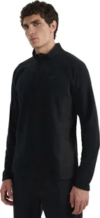 Bluza polarowa męska 4F M066 czarna 4FWAW25UFLEM066 20S M - Bluzy męskie - miniaturka - grafika 1
