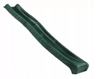 Place zabaw - Zjeżdżalnia 3m dla dzieci na plac zabaw, składana - zielona - miniaturka - grafika 1