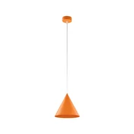Lampy sufitowe - Pomarańczowa lampa wisząca ⌀19cm TK 10075 z serii CONO - miniaturka - grafika 1