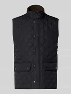 Kamizelki męskie - Kamizelka pikowana o kroju regular fit ze stójką - miniaturka - grafika 1