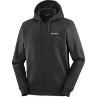Bluzy sportowe męskie - BLUZA MĘSKA SALOMON LOGO FZ M C25217 - miniaturka - grafika 1
