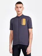 Koszulki sportowe męskie - Craft Koszulka kolarska "ADV Offroad" w kolorze granatowym - miniaturka - grafika 1