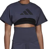 Koszulki sportowe damskie - Koszulka treningowa damska Adidas Yoga Tee - miniaturka - grafika 1