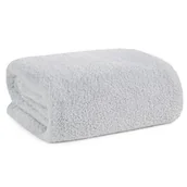 Koce - Koc EUROFIRANY D91 Lori 70 x 160 cm Srebrny - miniaturka - grafika 1