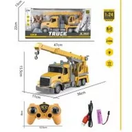 Zabawki zdalnie sterowane - Ciężarówka budowlana z dźwigiem zdalnie sterowana 384423 Hh Poland - miniaturka - grafika 1