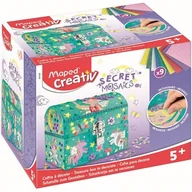Prace ręczne dla dzieci - Sekretny Kuferek Na Biżuterię Maped Creativ Mozaiki - miniaturka - grafika 1