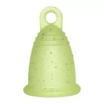 ME LUNA KUBECZEK MENSTRUACYJNY ZIELONY ROZMIAR M - ME LUNA (NATURAL) BP-4260554386760 - Kubeczki menstruacyjne - miniaturka - grafika 1