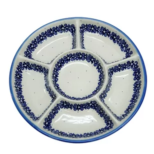 Ceramiczna półmisek dzielony Ceramika Bolesławiec - Miski i półmiski - miniaturka - grafika 1