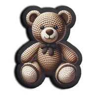 Kołdry i poduszki dla dzieci - Poduszka - Przytulanka Knitted Creatures Miś - miniaturka - grafika 1