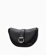 Torebki damskie - PUCCINI Damska torebka typu listonoszka czarna - miniaturka - grafika 1