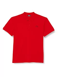 Koszulki męskie - Kappa Peleot męska koszulka polo, Scarlet, 6XL - grafika 1