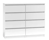 Inne meble do salonu - Duża biała komoda nowoczesna 140 cm G9-D62 - miniaturka - grafika 1