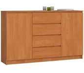 Komody - Komoda do biura z szufladami i pólkami olcha - Bedixo 3X - miniaturka - grafika 1