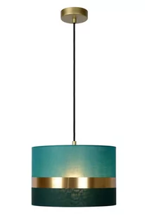Lucide Extravaganza Tusse 10409/01/33 lampa wisząca zwis 1x40W E27 zielona - Lampy sufitowe - miniaturka - grafika 1