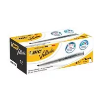 BIC Whiteboard Marker Velleda 1741, końcówka okrągła, grubość 2.0 MM, pudełko linii po 12 sztuki, czarny 1199174109 - Markery permanentne - miniaturka - grafika 2