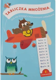 tabliczka mnożenia. ucz się mnożyć z wysuwanymi kartami - Lektury szkoła podstawowa - miniaturka - grafika 1